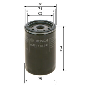Φίλτρο Λαδιού Bosch 0451103259 (OP 532/1)