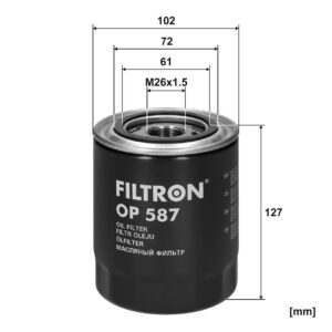 Φίλτρο Λαδιού JapanParts FO-505S (OP587)