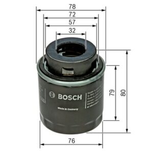 Φίλτρο Λαδιού Bosch F026407181 (OP641/1)