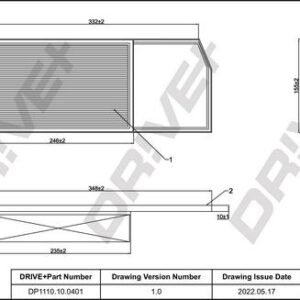 Φίλτρο Αέρος DRIVE+ DP1110.10.0401 (AP 078/4)
