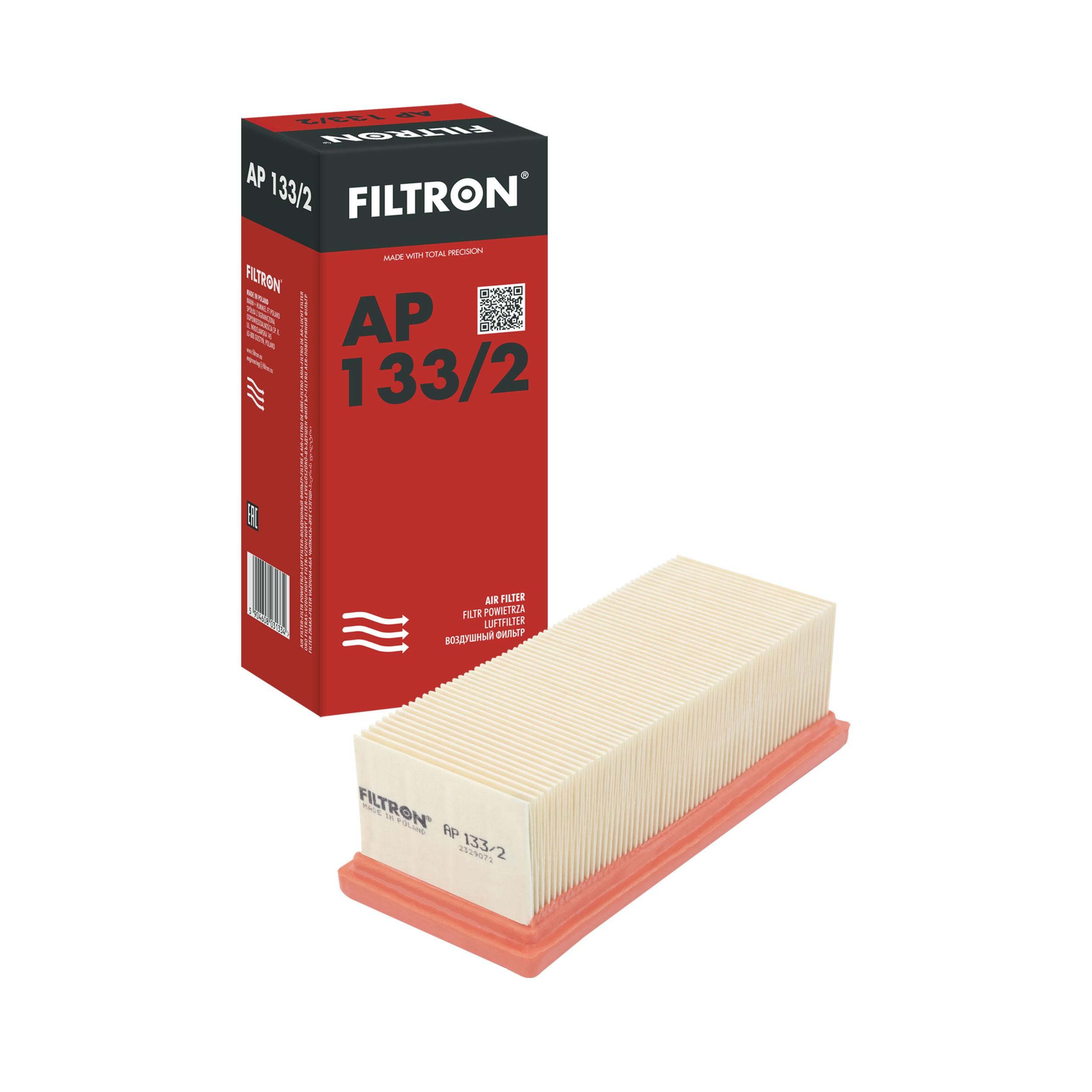 Φίλτρο Αέρος FILTRON AP 133/2