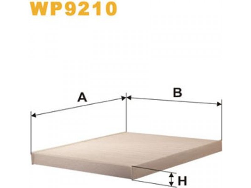 Φίλτρο Καμπίνας WIX WP9210 (K1122)