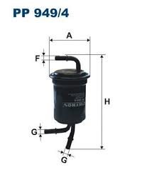 Φίλτρο Καυσίμου PMC 0K2AA20490 (PP 949/4)