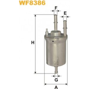 Φίλτρο Καυσίμου WIX WF8386 (PP 836/2)