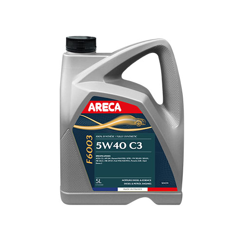 Areca F6003 5W40 C3 5L 100% SYNTHETIC