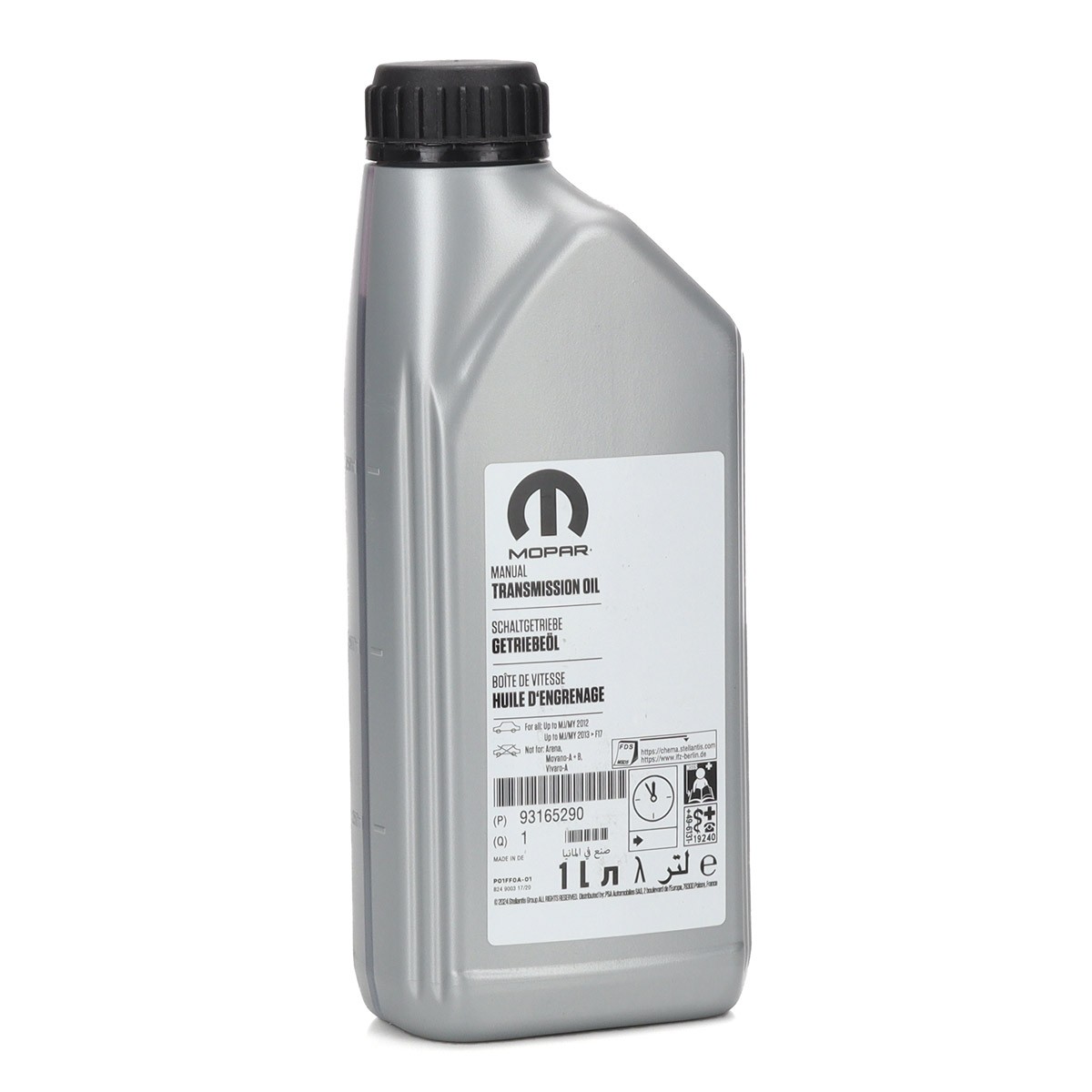 Βαλβολίνη MOPAR MANUL TRANSMISSION OIL 1L
