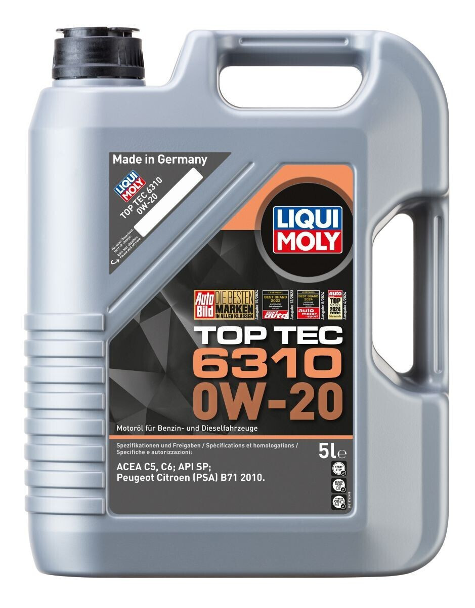 LIQUI MOLY 0W-20 TOP TEC 6310 5L