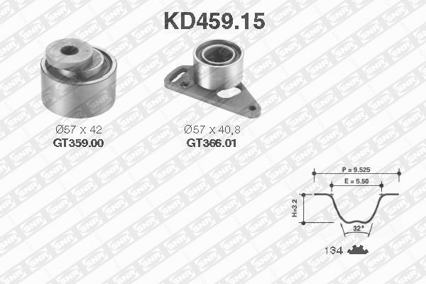 ΣΕΤ ΙΜΑΝΤΑΣ ΧΡΟΝΙΣΜΟΥ SNR KD459.15