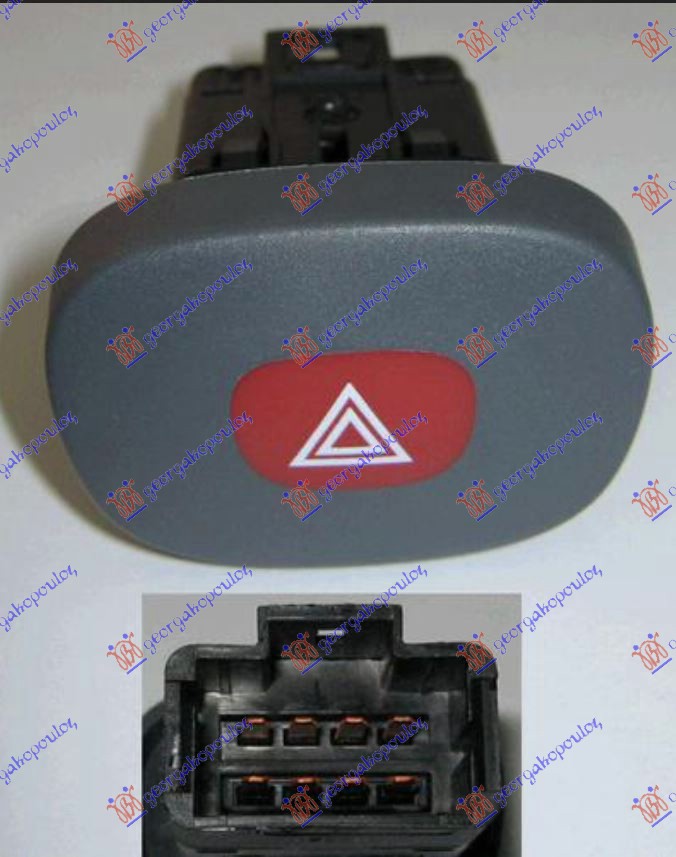 ΔΙΑΚΟΠΤΗΣ ΑΛΑΡΜ (8PIN) RENAULT CLIO 98-01 010907150