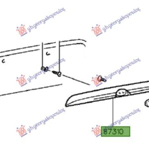 ΠΛΑΣΤΙΚΟ ΠΙΣΩ ΠΟΡΤΑΣ (Γνήσιο) HYUNDAI ATOS 97-00 012406270