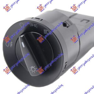 Διακοπτης Φωτων Πρασινο Φως (17pin) Skoda Octavia 4  97-10   013607180