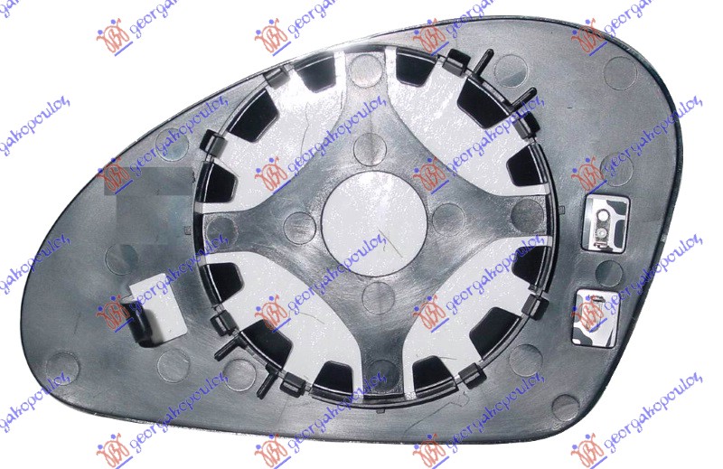 ΚΡΥΣΤΑΛΛΟ ΚΑΘΡΕΦΤΗ ΘΕΡΜΑΙΝΟΜΕΝΟ 2003- (CONVEX GLASS) ΔΕ SEAT LEON 99-05 017107611