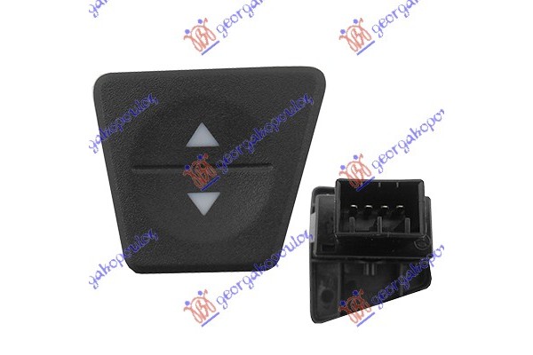 Διακοπτης ΠΑΡΑΘ. ΕΜΠ. (4pin) Δεξια Fiat 500 07-15 020207171