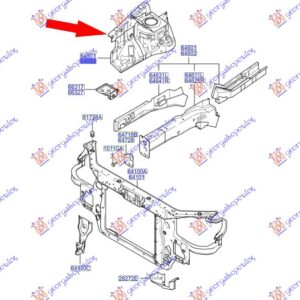 ΘΟΛΟΣ ΕΜΠΡΟΣ (Γνήσιος) ΑΡ HYUNDAI GETZ 02-05 022100812