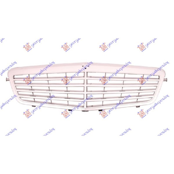 Μάσκα Χρώμιο/Ασημί (ELEGANCE) MERCEDES-BENZ E-Class (W212) (2009-2013) 022304550