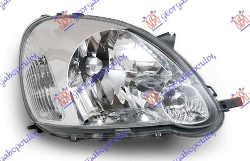 ΦΑΝΟΣ ΕΜΠΡΟΣ ΗΛΕΚΤΡΙΚΟΣ 2003- ΤΥΠΟΥ VALEO (Ε) (TYC) ΔΕ TOYOTA YARIS I 99-05 022505283