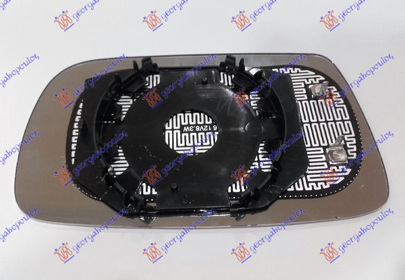 ΚΡΥΣΤΑΛΛΟ ΚΑΘΡΕΦΤΗ ΘΕΡΜΑΙΝΟΜΕΝΟ -2003 (CONVEX GLASS) (ΓΑΛΛΙΚΟ) ΔΕ TOYOTA YARIS I 99-05 022507611