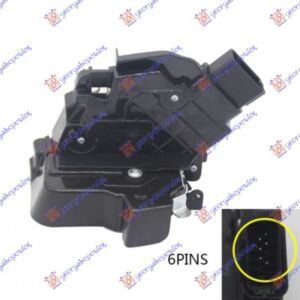 Κλειδαρια Πορτας Εμπρος ΗΛΕΚΤ/ΚΗ (6pin) Δεξια Ford Focus 04-08 - 024707211