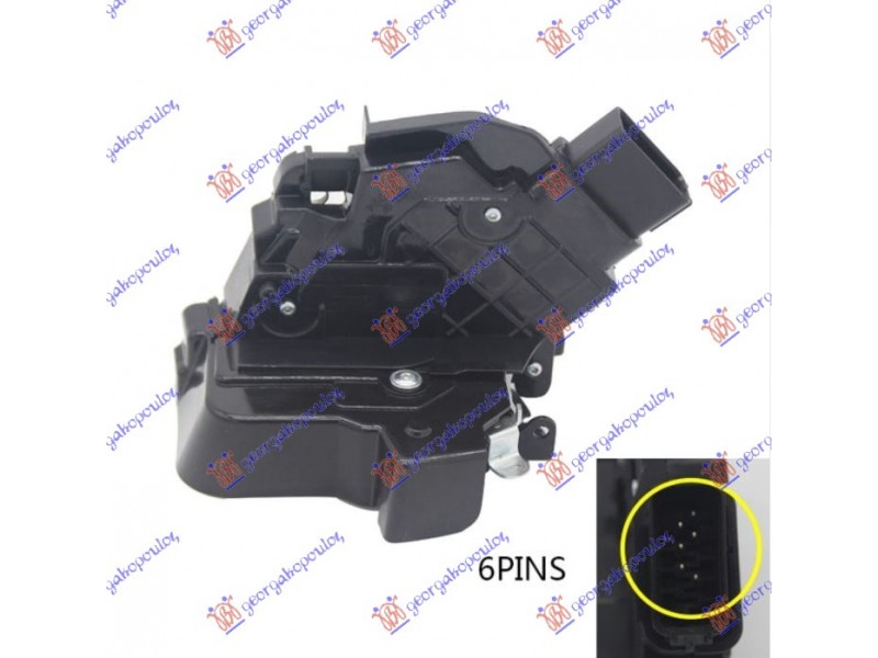 Κλειδαρια Πορτας Εμπρος ΗΛΕΚΤ/ΚΗ (6pin) Δεξια Ford Focus 04-08 - 024707211