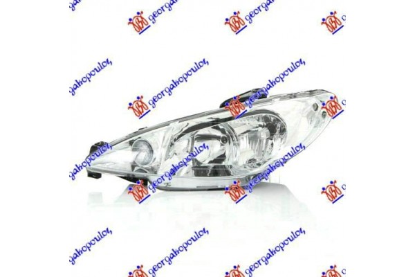 Φανος ΕΜΠ. ΗΛΕΚ. Διπλος 06- H1/H7 (VALEO) Αριστερα Peugeot 206 98-09 025605292