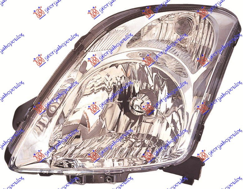 Φανος Εμπρος ΗΛΕΚ.(Ε) (TYC) Αριστερα Suzuki Swift H/B 06-11 026905134
