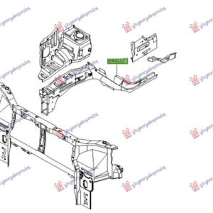 ΣΑΣΙ ΕΜΠΡΟΣ (Γνήσιο) ΔΕ HYUNDAI ATOS PRIME 03-07 032400901