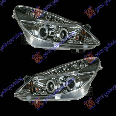 Φανάρι Εμπρός Σετ EAGLE EYES Χρώμιο -11 / OPEL CORSA D 06-15 (1 Τεμ) 032805130