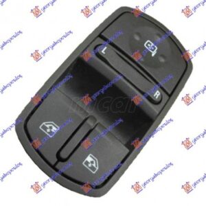 Διακόπτης Παραθύρου OPEL CORSA 2006 - 2011 ( D ) Εμπρός Αριστερά 032807172
