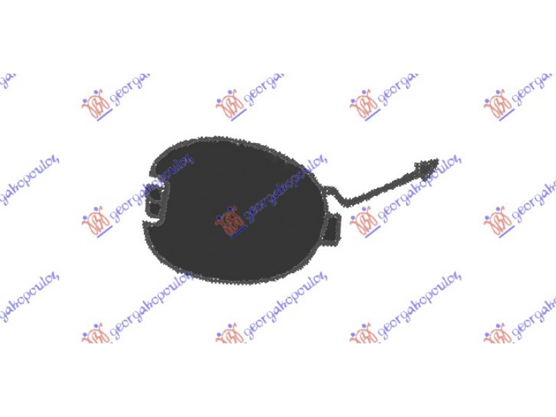 Καλυμμα Γαντζου Πισω Fiat Seicento 98-01 043407840