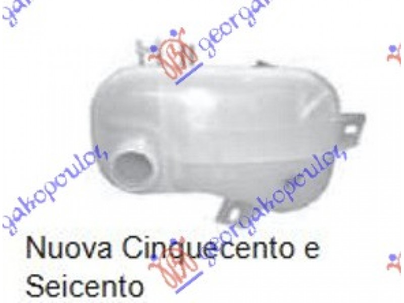 Δοχειο Νερου Ψυγειου 1.1i Sporting Fiat Seicento 98-01 043408510