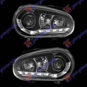 ΦΑΝΟΣ ΕΜΠΡΟΣ ΣΕΤ ΜΑΥΡΟ ΤΥΠΟΥ Α5 VW GOLF IV 98-04 059705140
