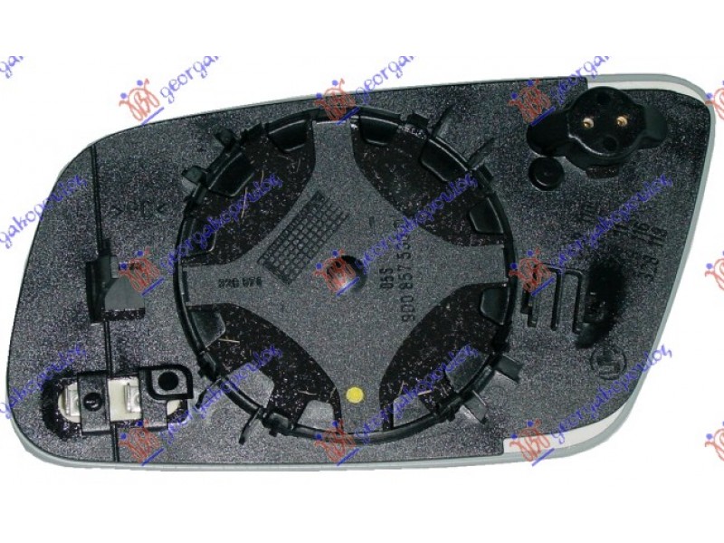 Κρυσταλλο Καθρεφτη Μπλε ΘΕΡΜ. 00- (CONVEX GLASS) Δεξ. Audi A3 96-03 062007611