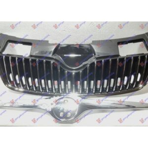 Μασκα ΜΑΥΡΗ/ΧΡΩΜΙΟ Κομπλε (ΜΕ Χρωμιο ΚΑΠΩ) Skoda Fabia 07-10    066604550