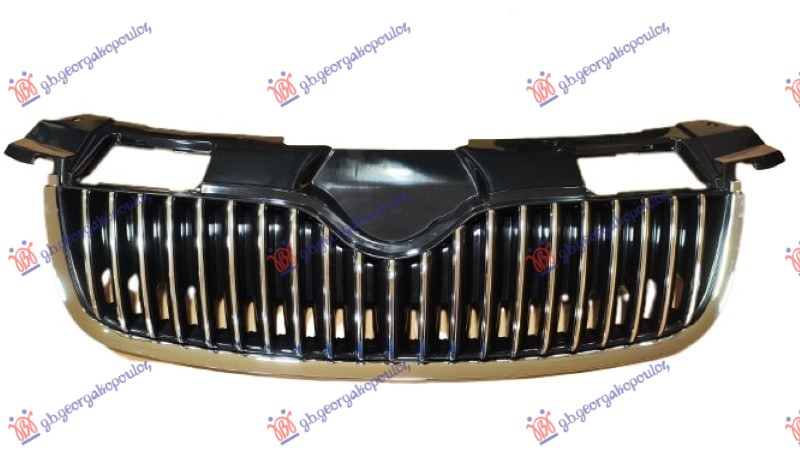 Μασκα ΜΑΥΡΗ/ΧΡΩΜΙΟ (ΜΕ Χρωμιο ΚΑΤΩ) Skoda Fabia 07-10 066604570