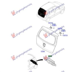 ΠΟΔΙΑ ΠΙΣΩ (Γνήσιο) HYUNDAI i10 I 07-10 068002070