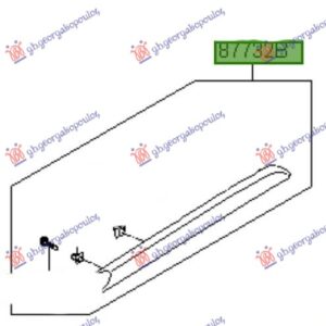 ΦΑΣΑ ΠΟΡΤΑΣ ΠΙΣΩ (Γνήσια) ΑΡ HYUNDAI i10 I 07-10 068006552