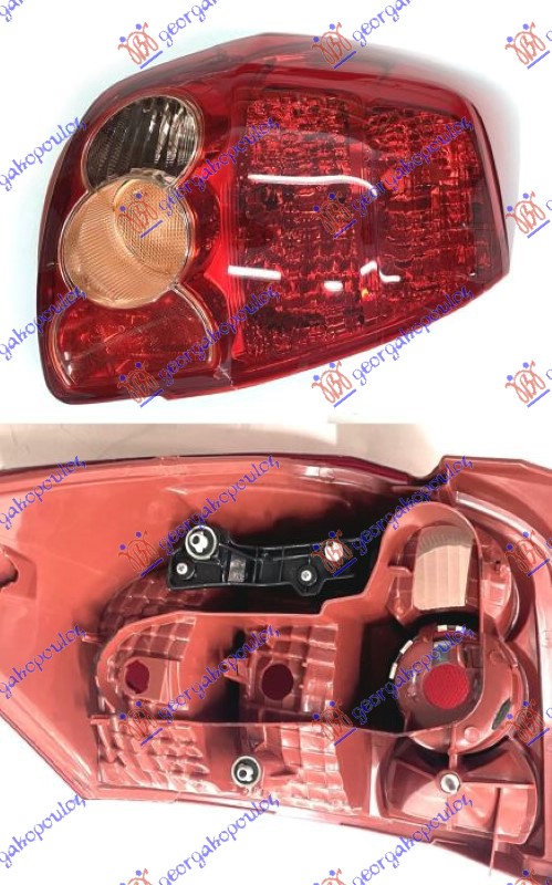 ΦΑΝΟΣ ΠΙΣΩ (Ε) (ΜΕ ΠΛΑΚΕΤΑ) (DEPO) ΔΕ TOYOTA AURIS 06-10 074605816