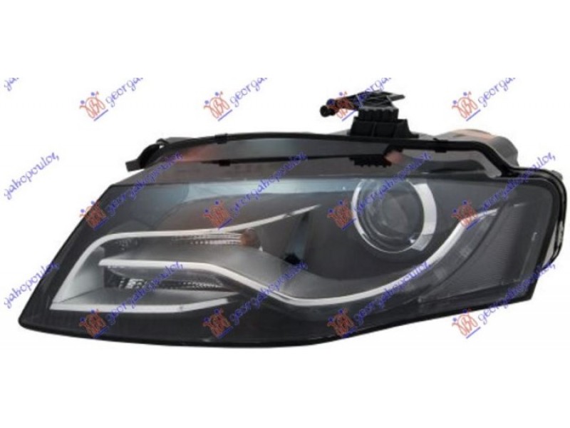 Φανος Εμπρος Xenon -10 (E) (TYC) Αριστερα Audi A4 07-11 - 076705289