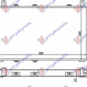 Ψυγειο 1.3 -A/C (49x28) Skoda Favorit 89-94    078906300