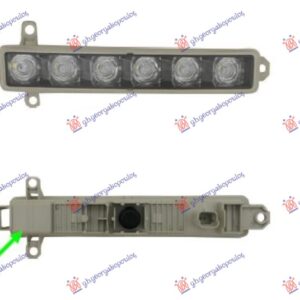 ΦΑΝΟΣ ΗΜΕΡΑΣ ΕΜΠΡΟΣ LED ΣΚΟΥΡΟ ΦΥΜΕ (E) TOYOTA AYGO 12-14 639005315