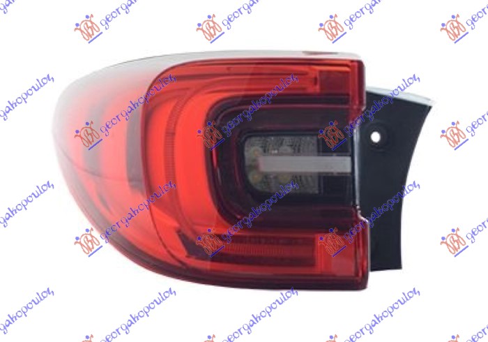Φανος Πισω Εξω Led (E) Αριστερα Renault Kadjar 19- 676105812