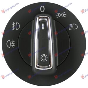Διακοπτης Φωτων Με Προβολεις (Χρώμιο)(10pin) Skoda Fabia 14-18    746107155