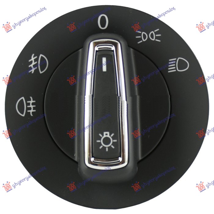 Διακοπτης Φωτων Με Προβολεις (Χρώμιο)(10pin) Skoda Fabia 14-18 746107155