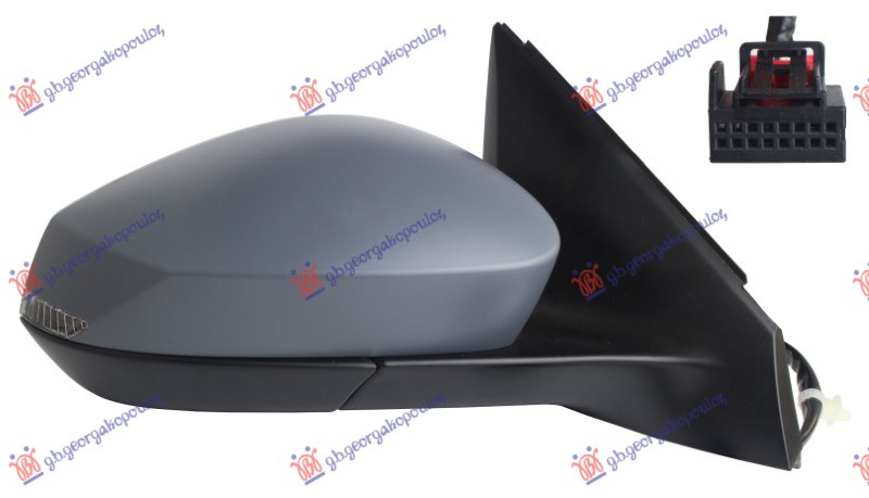 Καθρεφτης ΗΛΕΚΤ. ΘΕΡΜΑΙΝ. ΒΑΦΟΜ. (ΜΕ Φλας LED) (CONVEX GLASS) (Α ΠΟΙΟΤΗΤΑ) Δεξια Skoda Fabia 21- 746307571