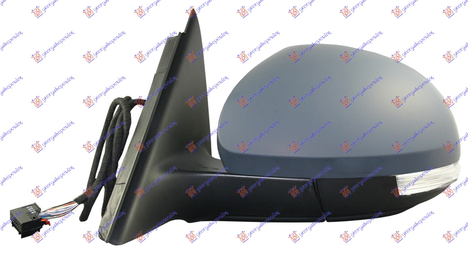 Καθρεφτης ΗΛΕΚ.ΘΕΡΜ.ΒΑΦ.(ΜΕ ΦΛΑΣ) (6pin) (Α ΠΟΙΟΤΗΤΑ) (CONVEX GLASS) Αριστερα Skoda Yeti 13- 747107482