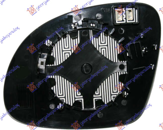 ΚΡΥΣΤΑΛΛΟ ΚΑΘΡΕΦΤΗ ΘΕΡΜΑΙΝΟΜΕΝΟ (CONVEX GLASS) ΔΕ. SKODA YETI 09-13 747007603