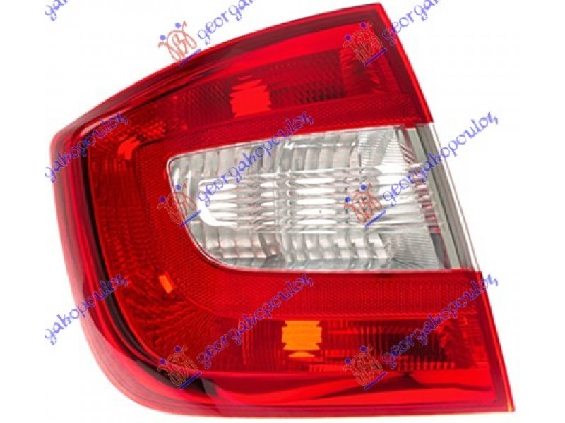 Φανος Πισω (L/B) (HELLA) Αριστερα Skoda Rapid 12-19 750005817