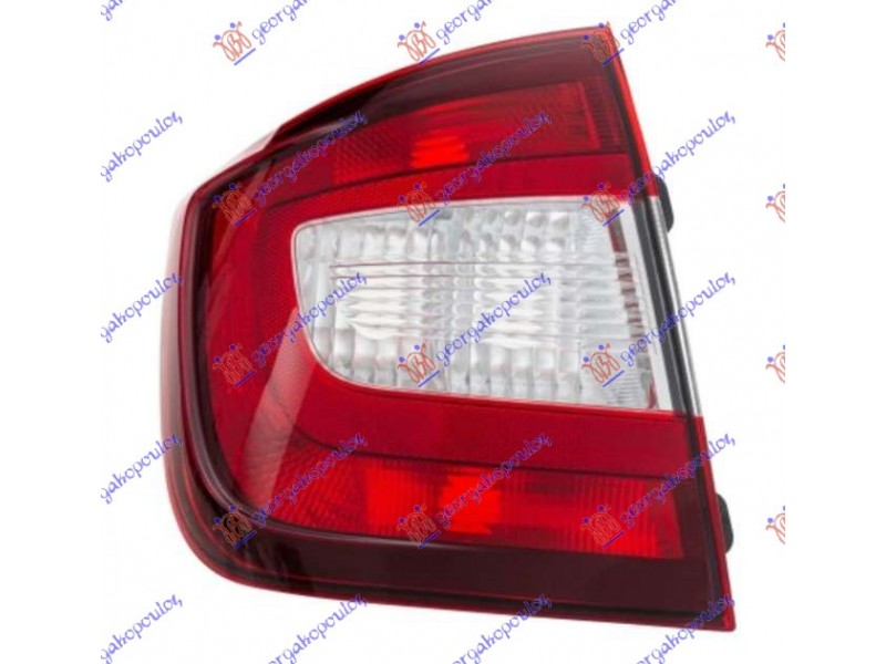 Φανος Πισω Σκουρο (L/B)(HELLA) Αριστερα Skoda Rapid 12-19 750005827