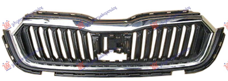 Μασκα Κομπλε Με Χρωμιο Skoda Octavia 7 20- 751204545