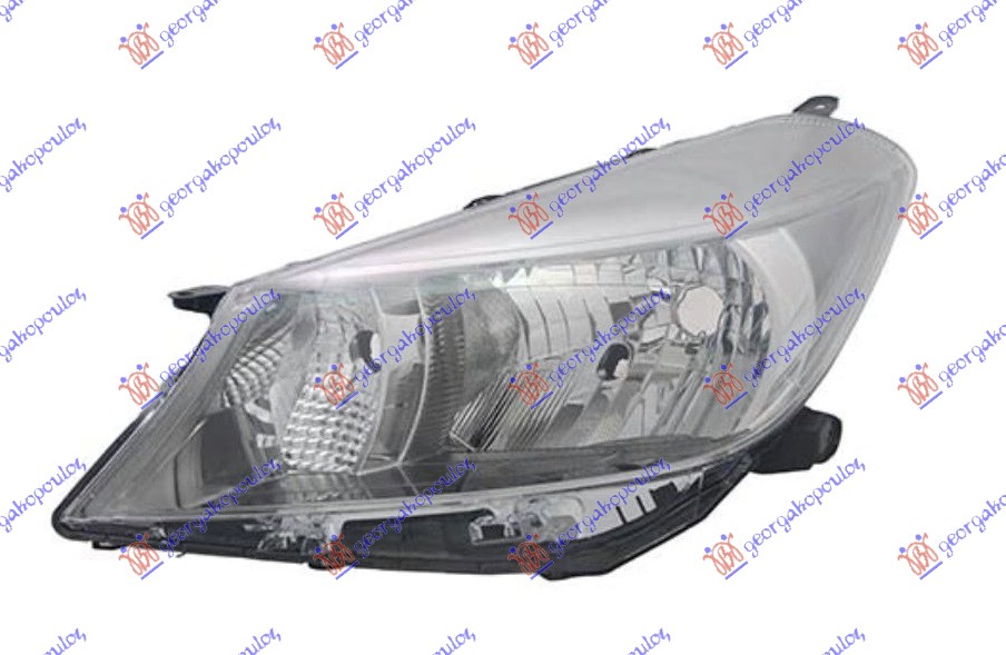 ΦΑΝΟΣ ΕΜΠΡΟΣ ΗΛΕΚΤΡΙΚΟΣ ΧΡΩΜΙΟ (Ε) (DEPO) ΑΡ TOYOTA YARIS III 11-14 821005132